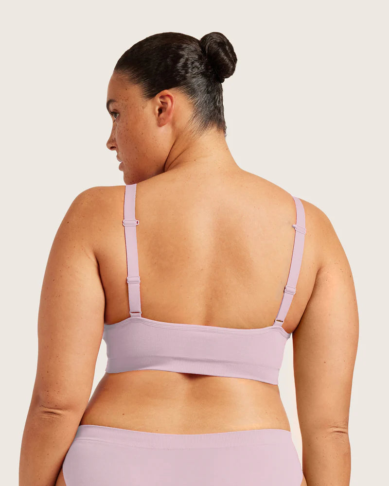 Wireless Full Bust T-Shirt Bra in Orchid