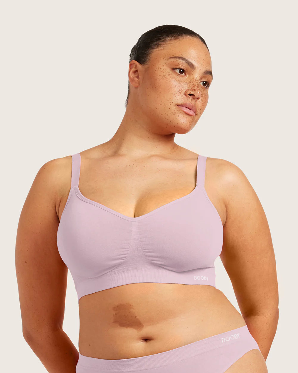 Wireless Full Bust T-Shirt Bra in Orchid