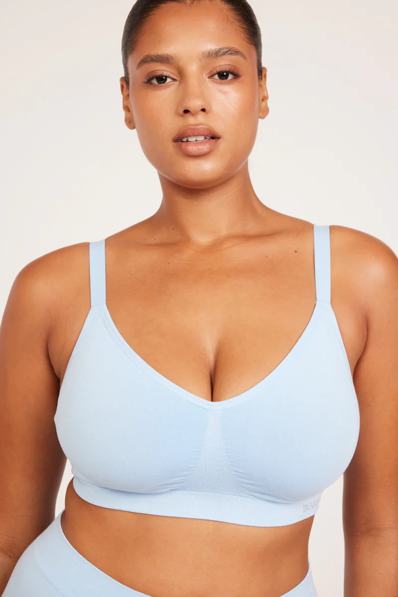 Wireless Full Bust T-Shirt Bra in Sky Blue