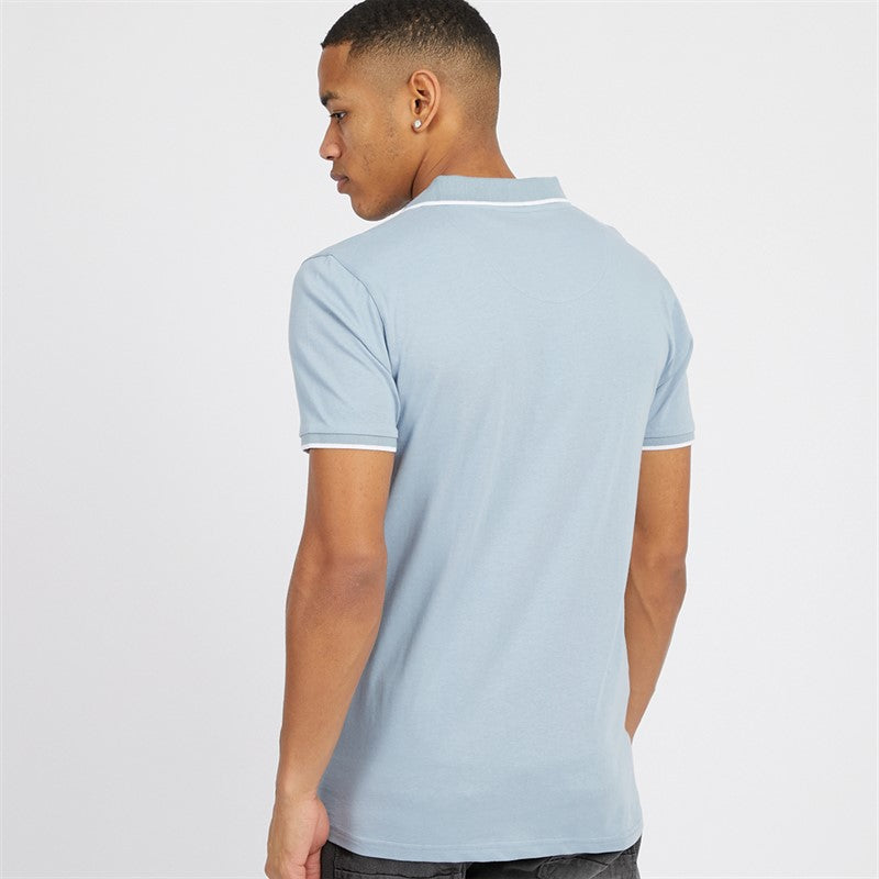 Ferrat Polo T-Shirt in Steel Blue