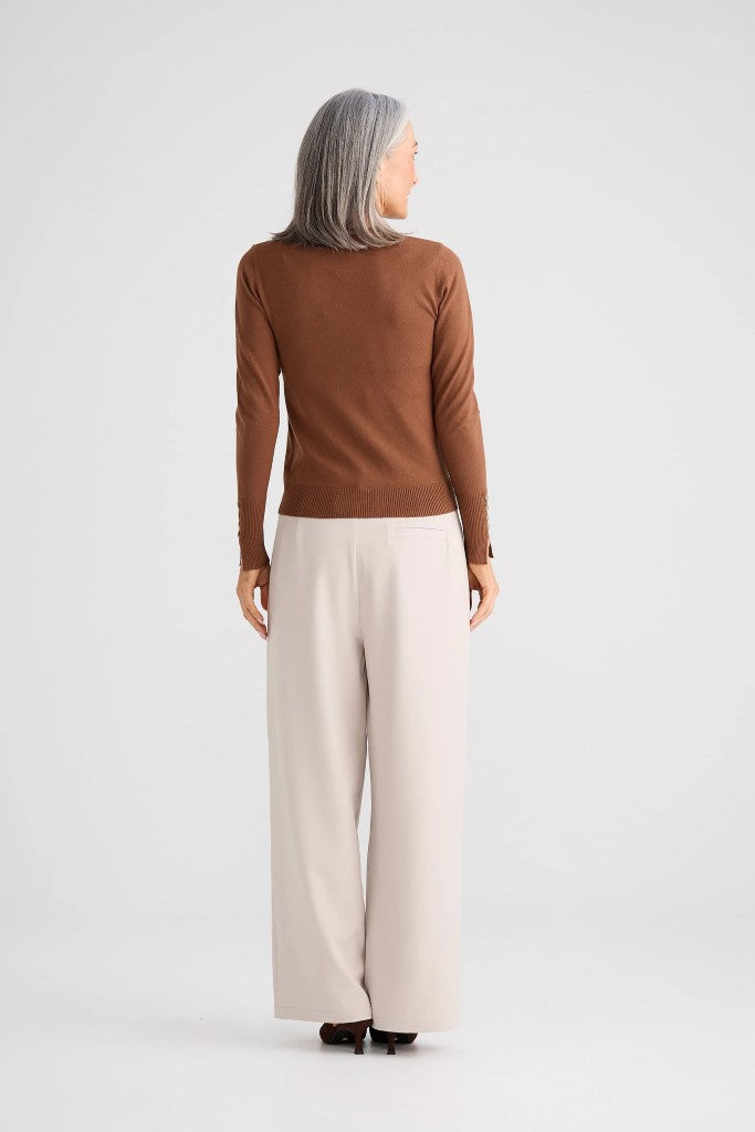 St James Knit in Chocolate