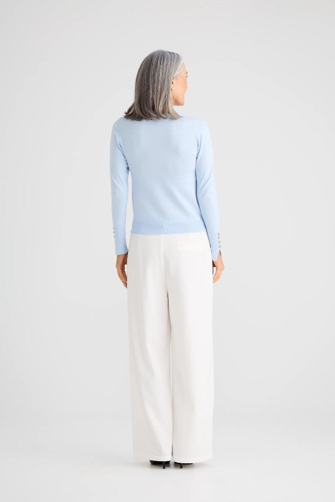 St James Knit in Light Blue