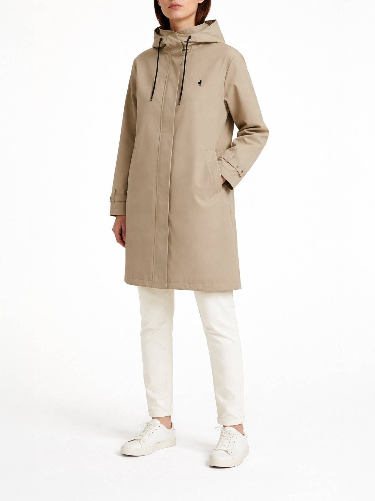 Nina All Weather Jacket in Taupe