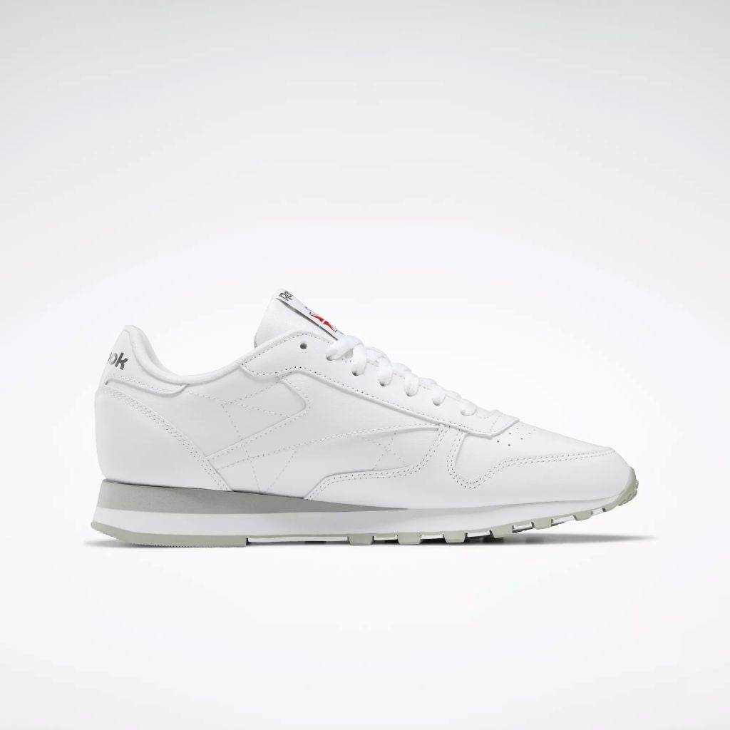 Classic Leather Unisex Sneaker in White / Pure Grey