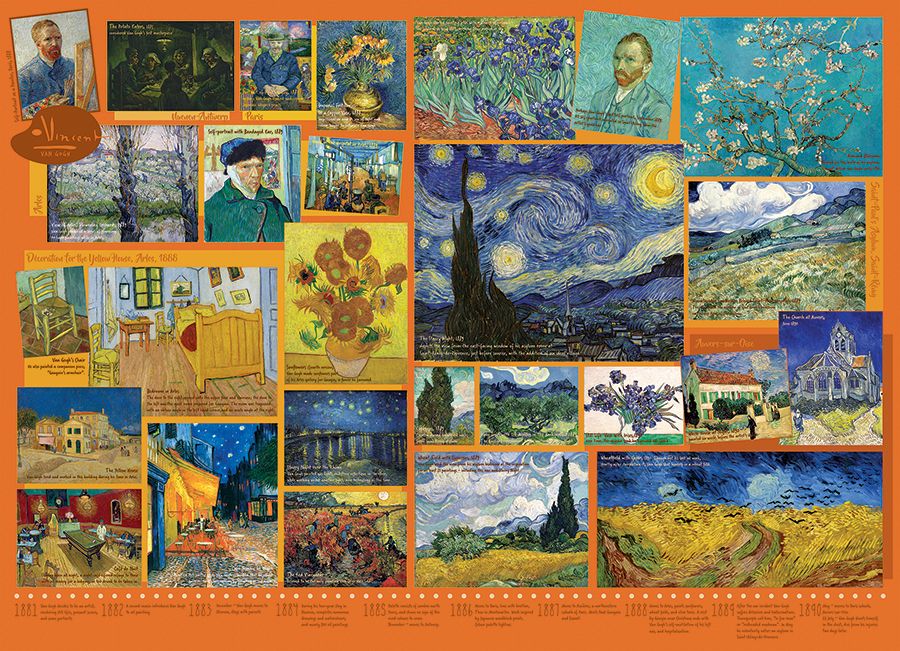 1000 Piece Puzzle in Van Gogh