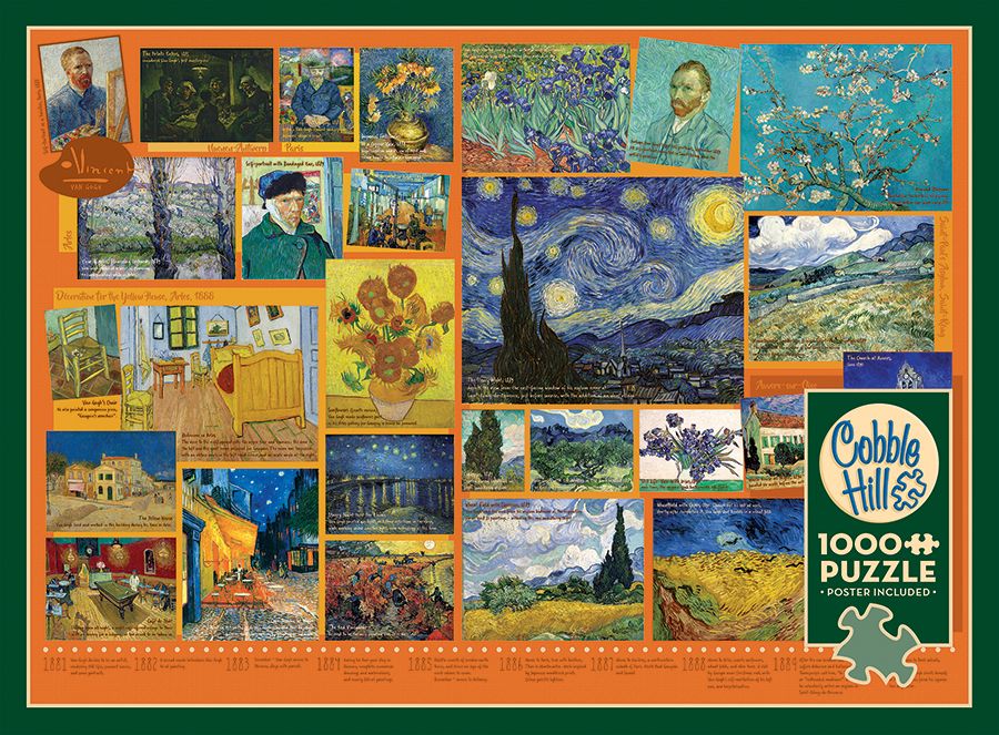 1000 Piece Puzzle in Van Gogh