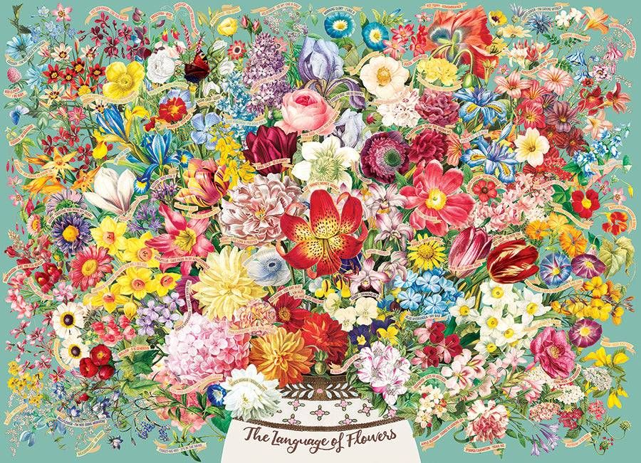 1000 Piece Puzzle in The Language of Flowers