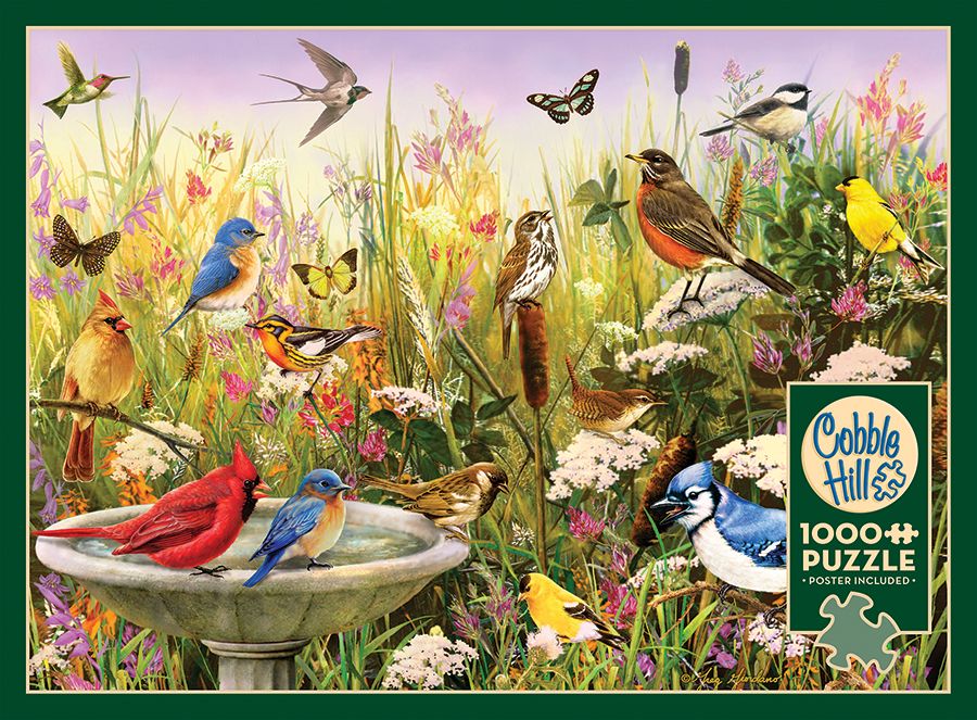 1000 Piece Puzzle in Feathered Friends