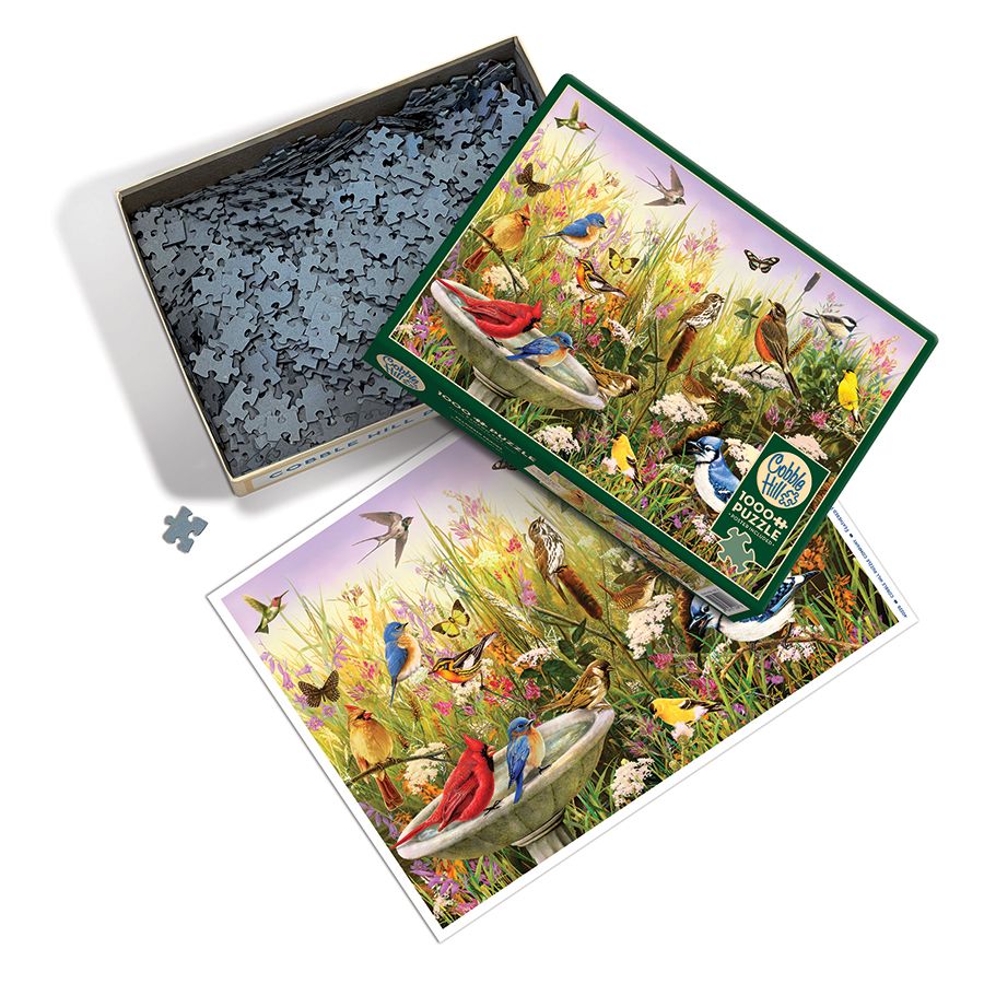 1000 Piece Puzzle in Feathered Friends