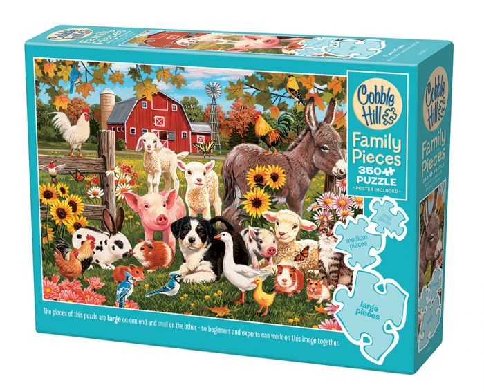 350 Piece Family Puzzle / Family Farm