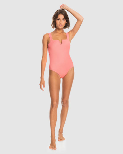 Coco V One Piece Swimsuit in Tea Rose Coral