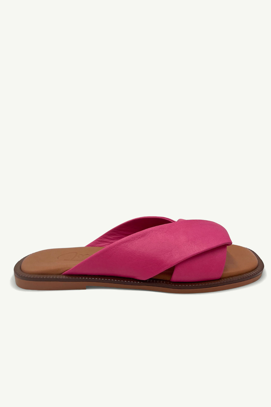 Darcy Leather Sandals in Tulip Pink