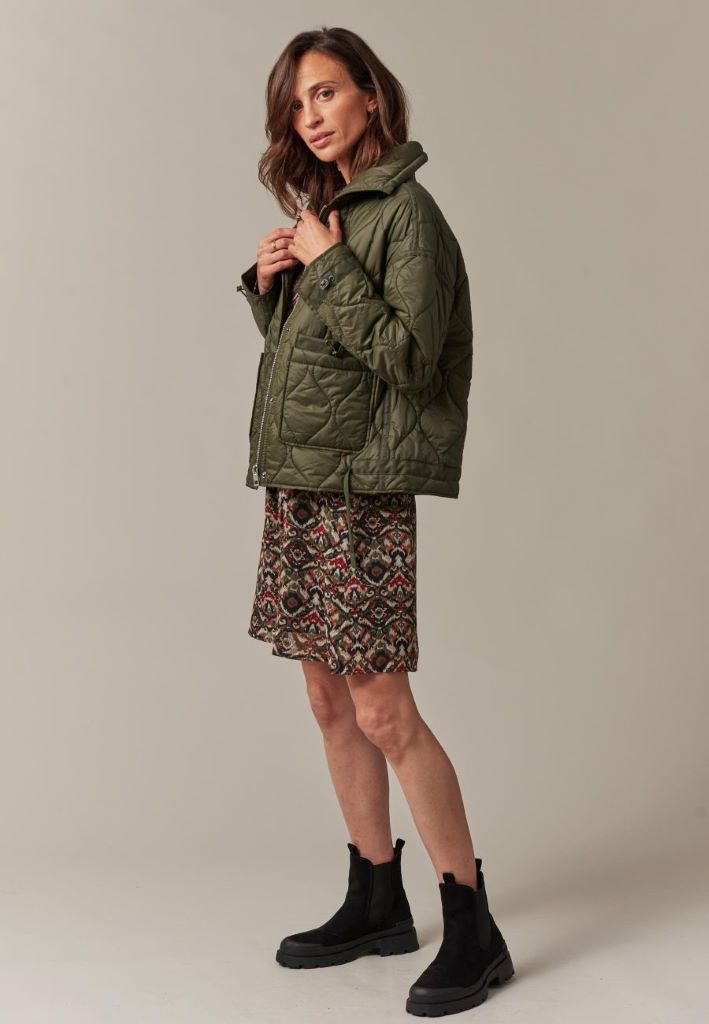 Arma Jacket in Dark Khaki