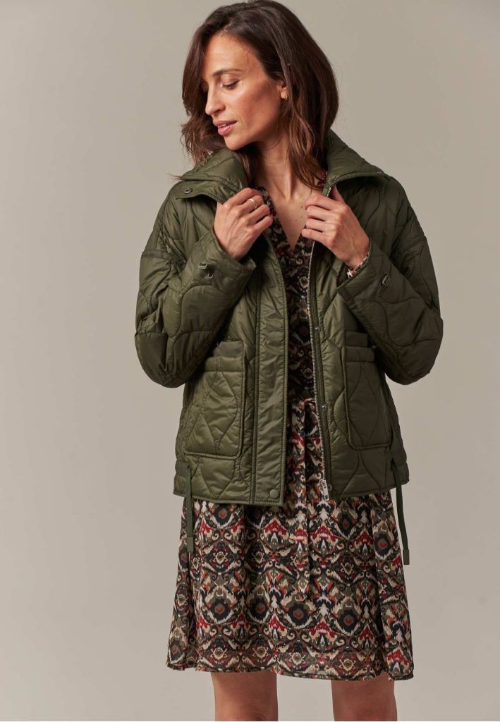 Arma Jacket in Dark Khaki