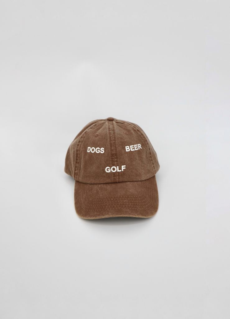 Dogs / Beer / Golf Cap