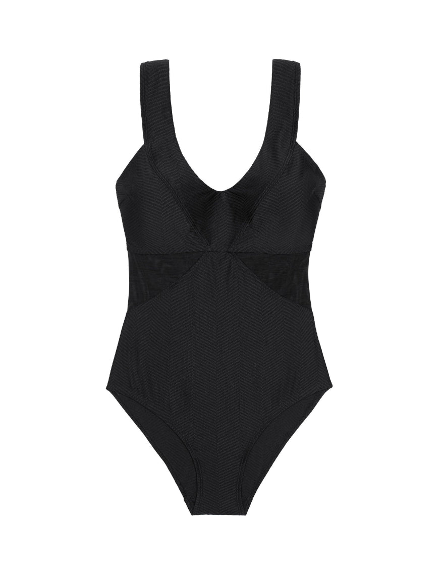 Saint Tropez Shaping One Piece Swimsuit in Black