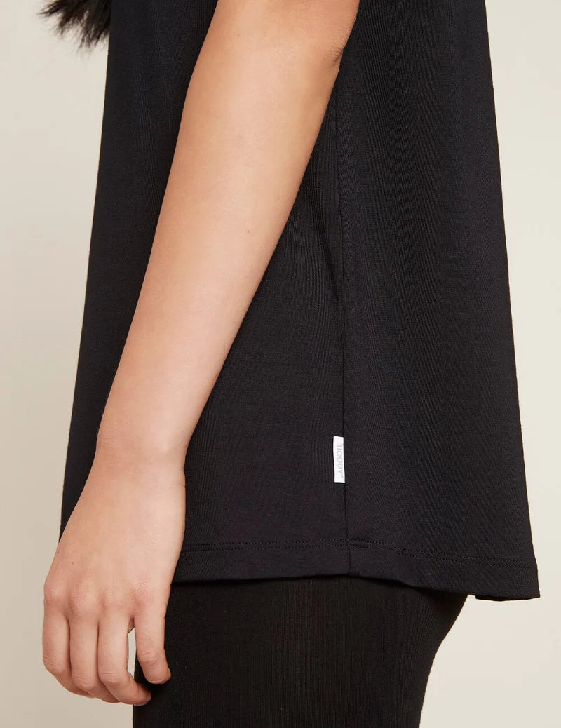Downtime Lounge Top in Black