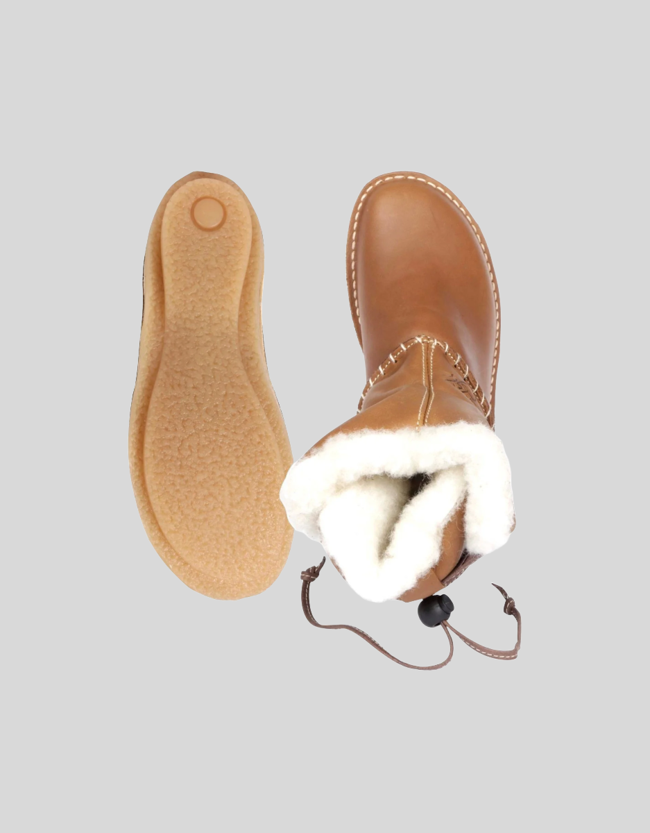 Annabelle Wool-Lined Leather Boot