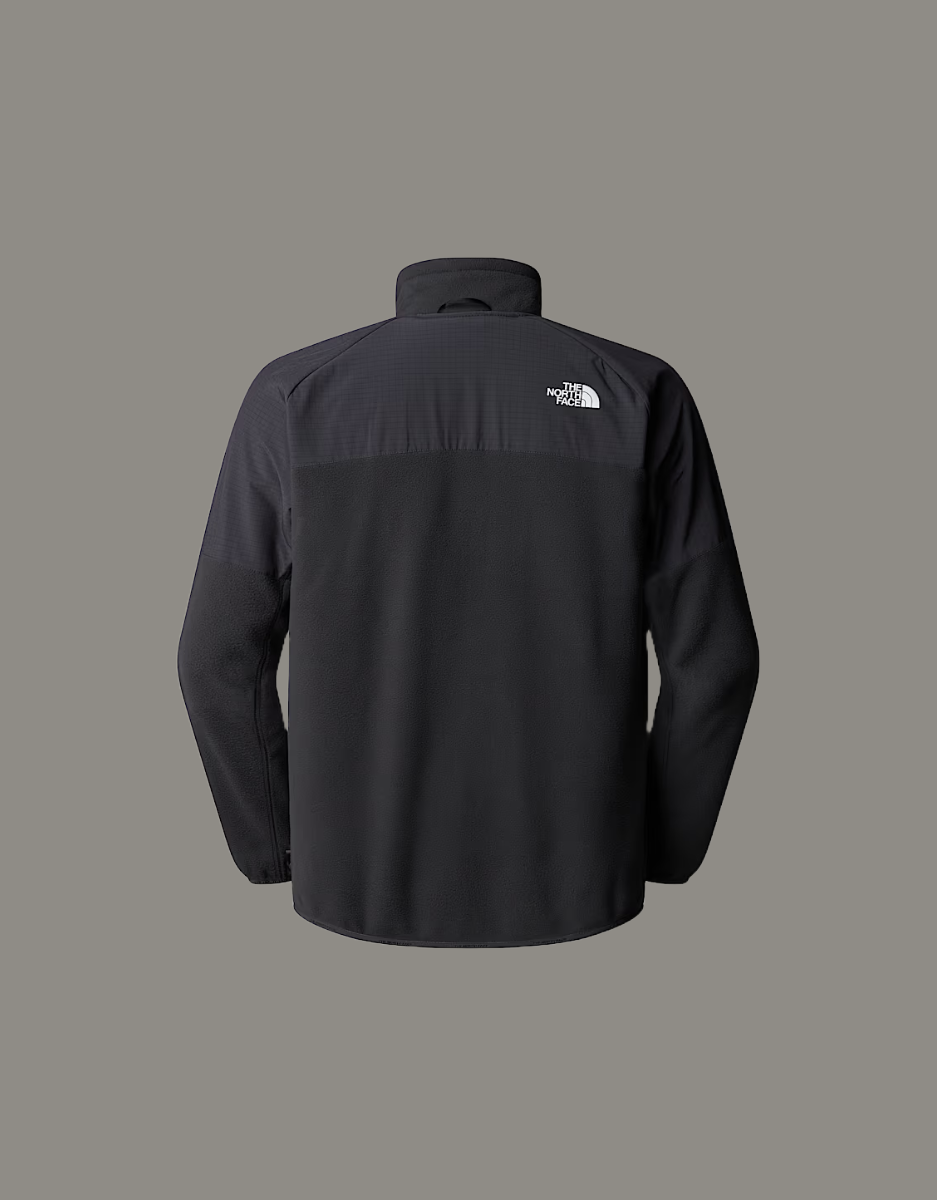 Glacier Heavyweight Full Zip Jacket in Asphalt Grey / TNF Black