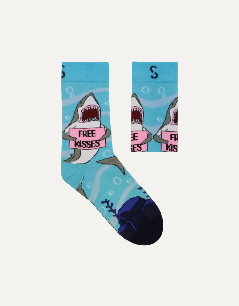 Free Kisses Bamboo Socks