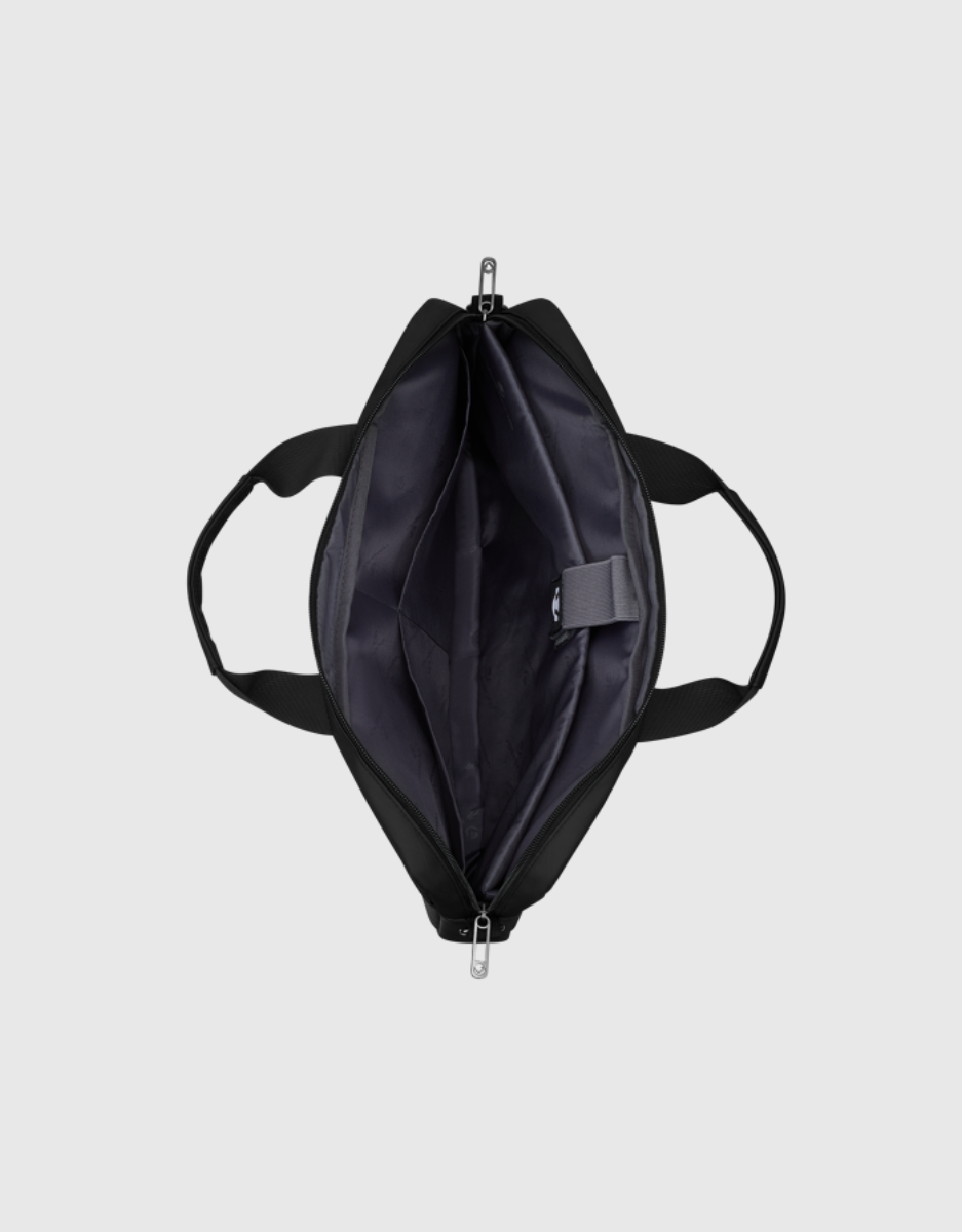 Seismic Series Laptop Shoulder Bag in Black / Navy
