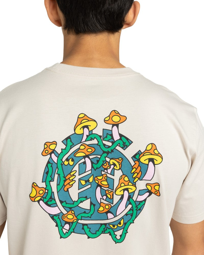 Midnight SS Tee in Oat Milk