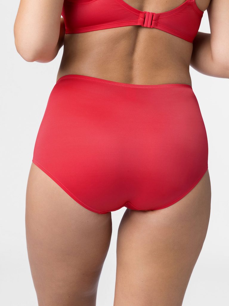 Fiji Hipster Classic Bikini Bottom in Red