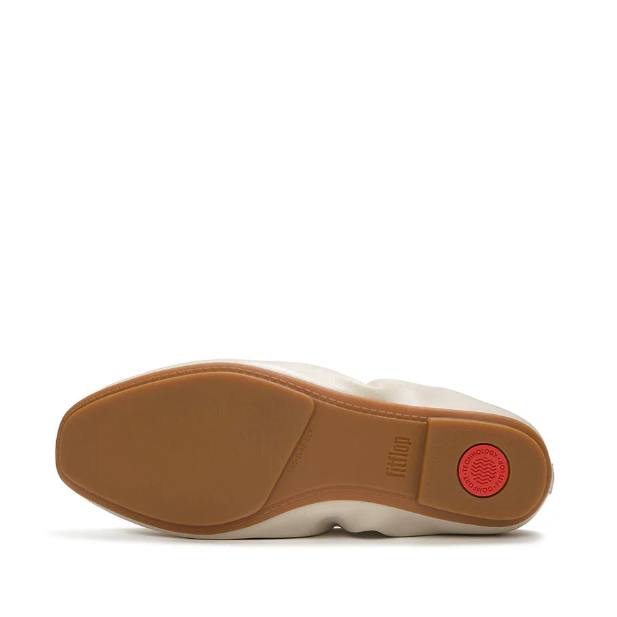 Delicato High Ballerina Shoe in Hazy Taupe