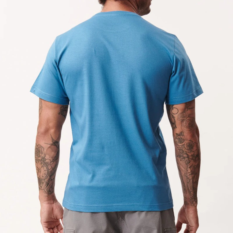 Axion SS Tee in Banaff Blue