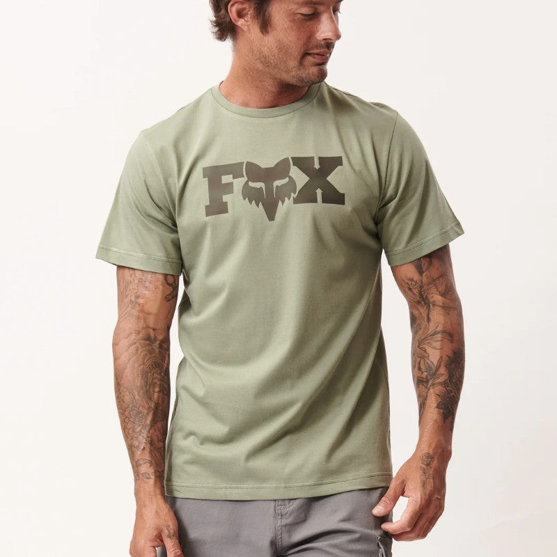 Heritage SS Tee in Agave Green
