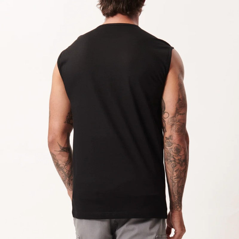 Fox Image Head Vest in Black