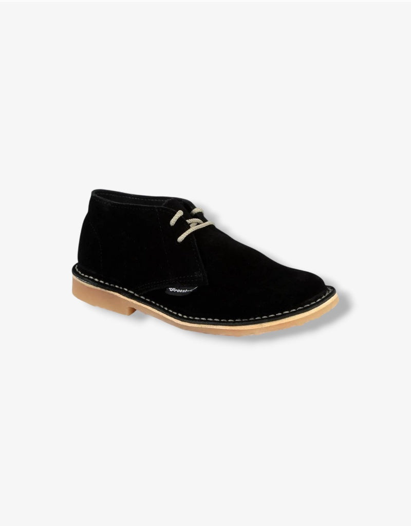 Hunter Unisex Suede Vellie in Black