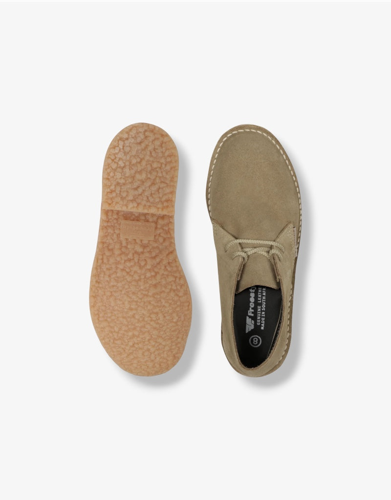 Hunter Unisex Suede Vellie in Khaki