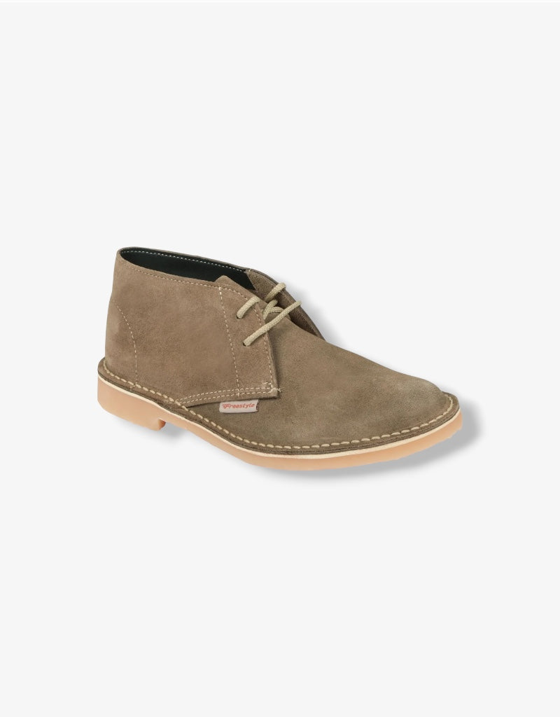 Hunter Unisex Suede Vellie in Khaki