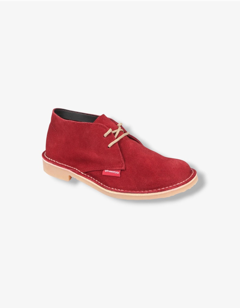 Hunter Unisex Suede Vellie in Red
