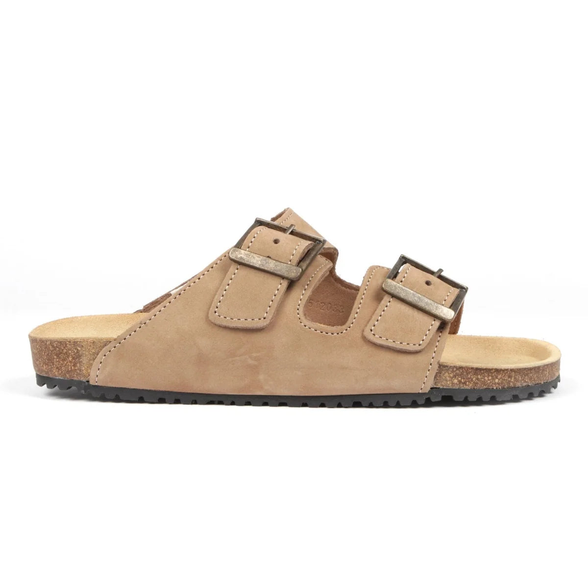 Mattheus Nubuck Sandal in Khaki