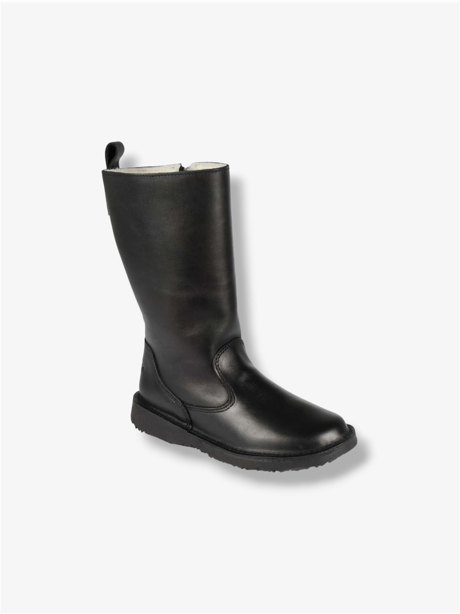 Sutherland Wool Lined Leather Boot in Bundu Black