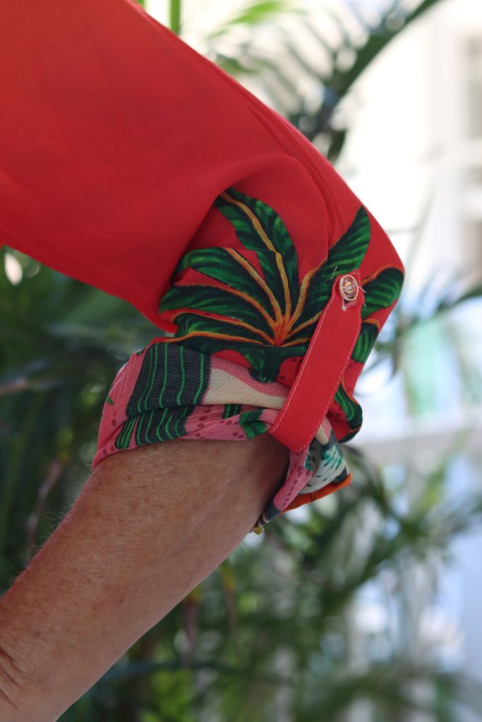 Maddison Short Dress in Tangerine