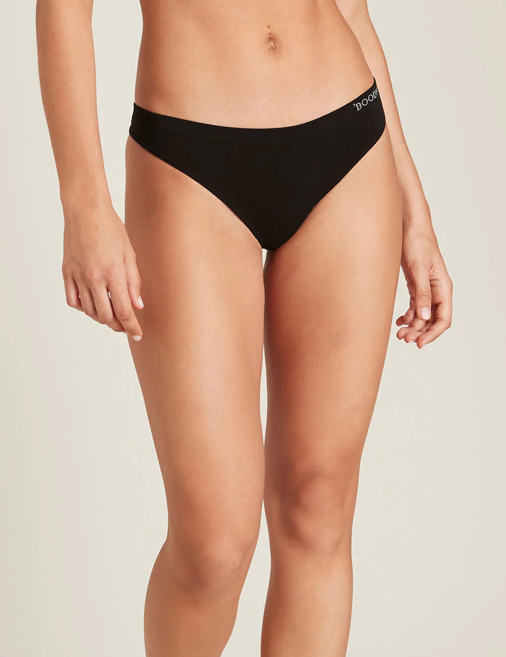 Bamboo G-String in Black