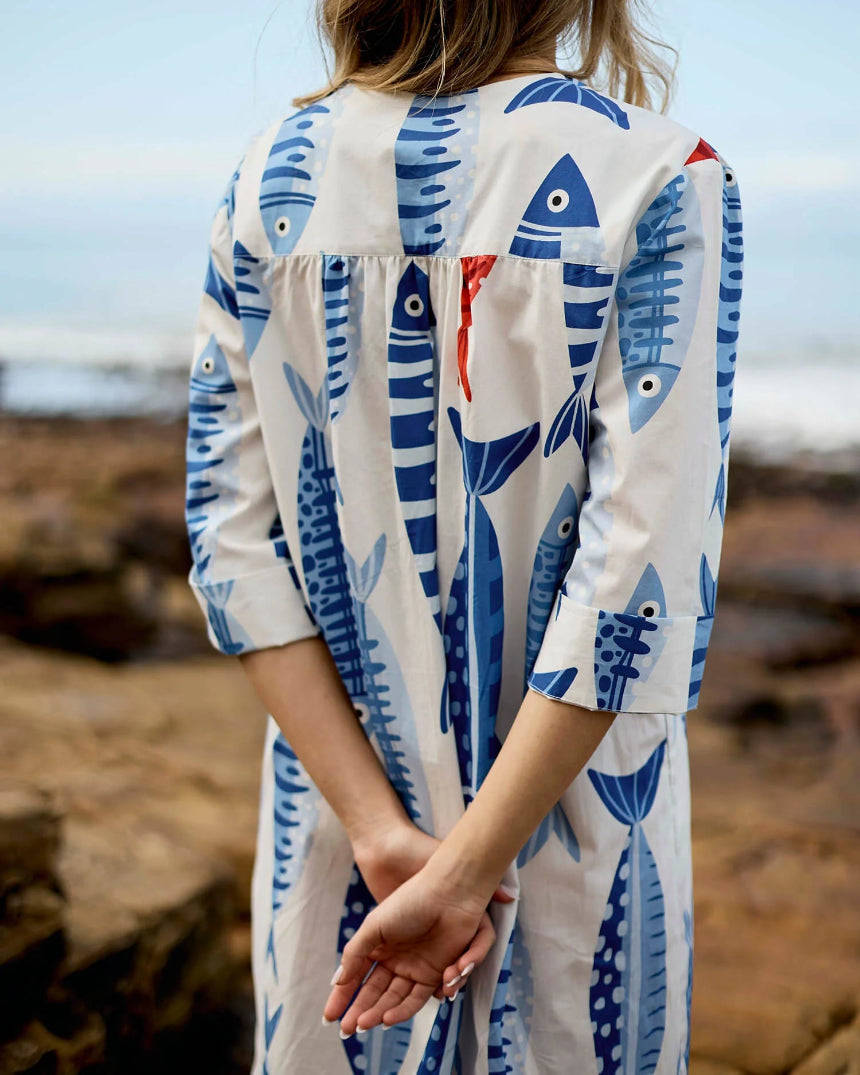 Sardine Dress in Big Sardines