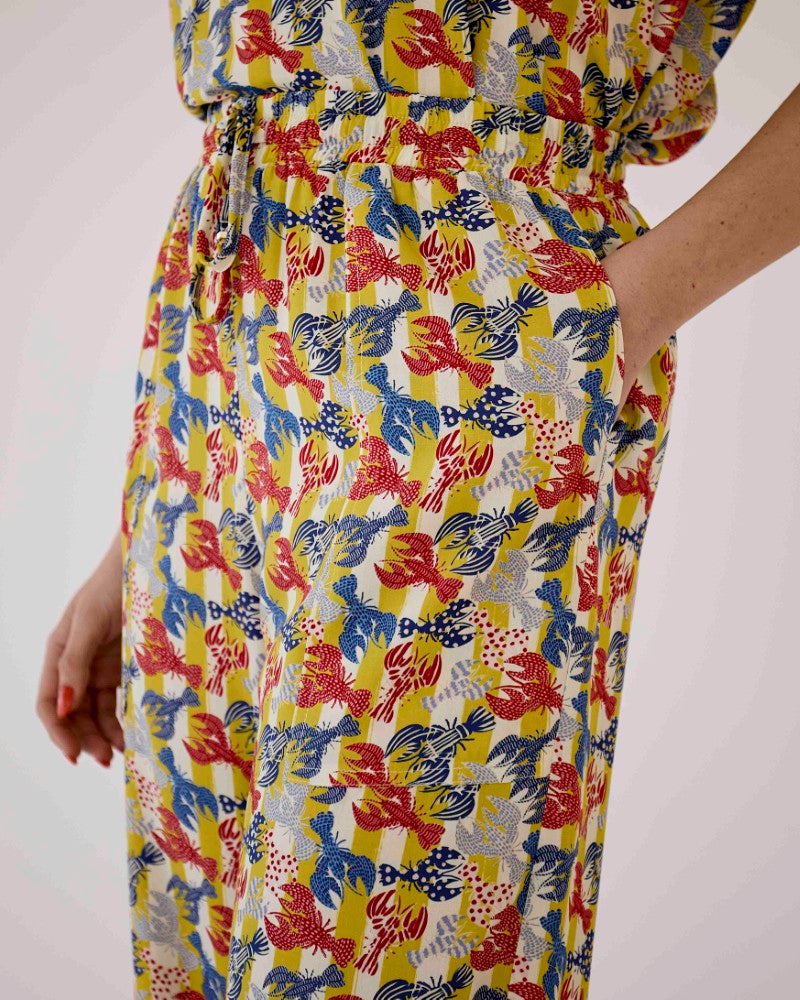 Sardine Pants in Yellow Lobsters