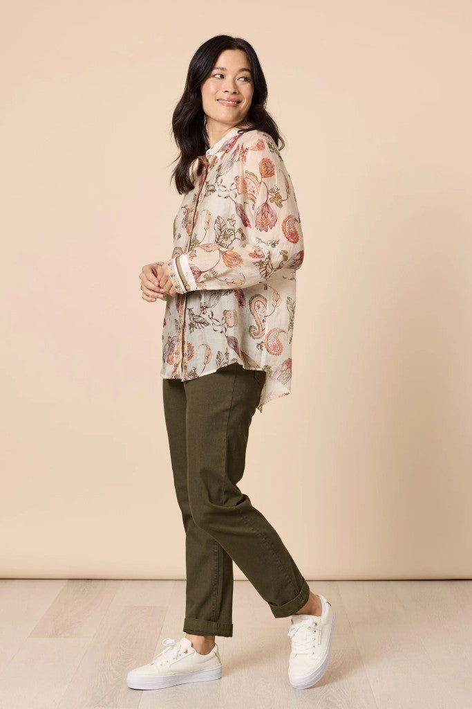 Arizona Print Shirt in Natural / Multi