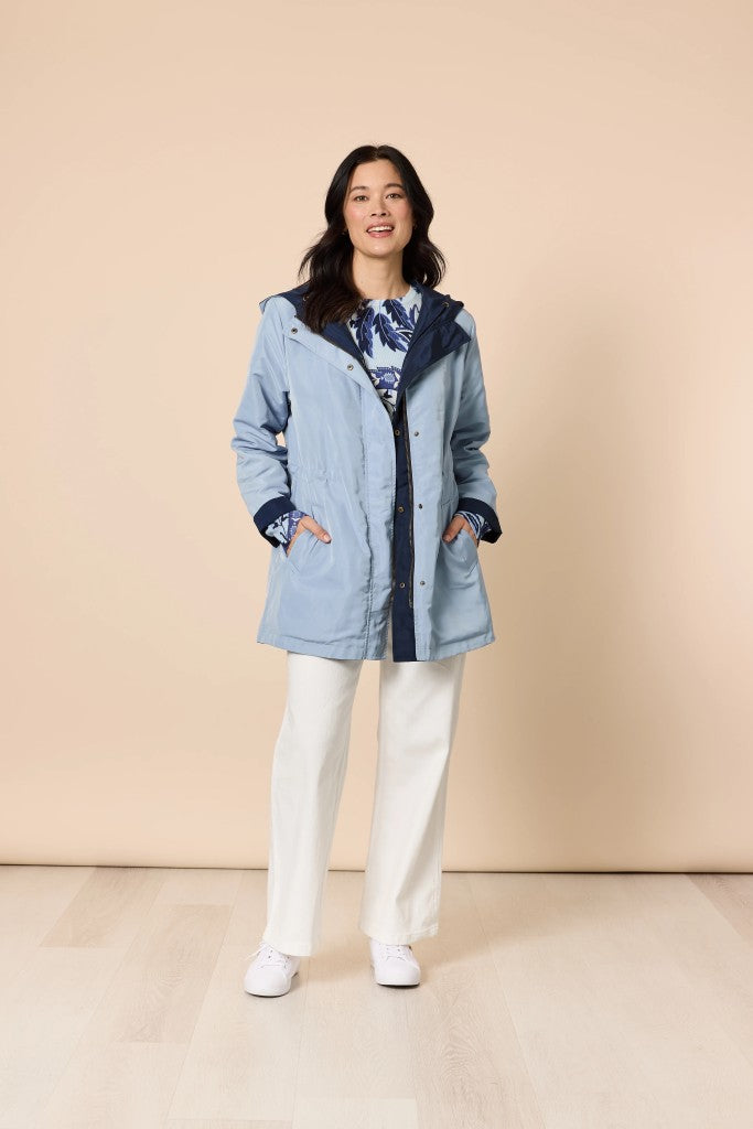 Highland Reversible Jacket in Navy Blue