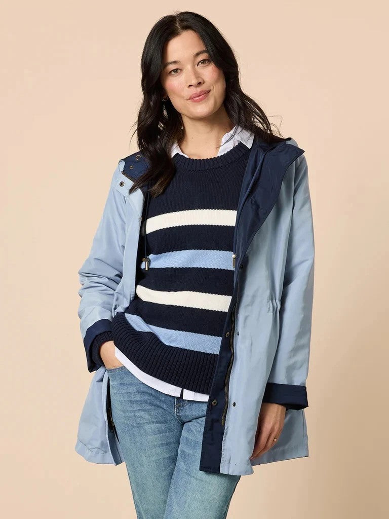 Highland Reversible Jacket in Navy Blue