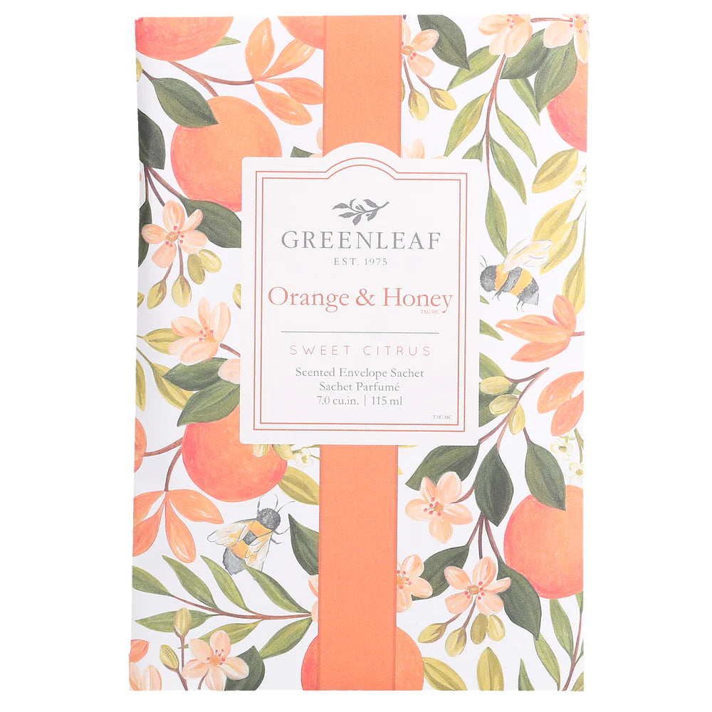 Large Scented Sachet in Orange & Honey