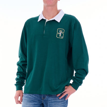 Super Rugby Jersey in Deep Nori Green