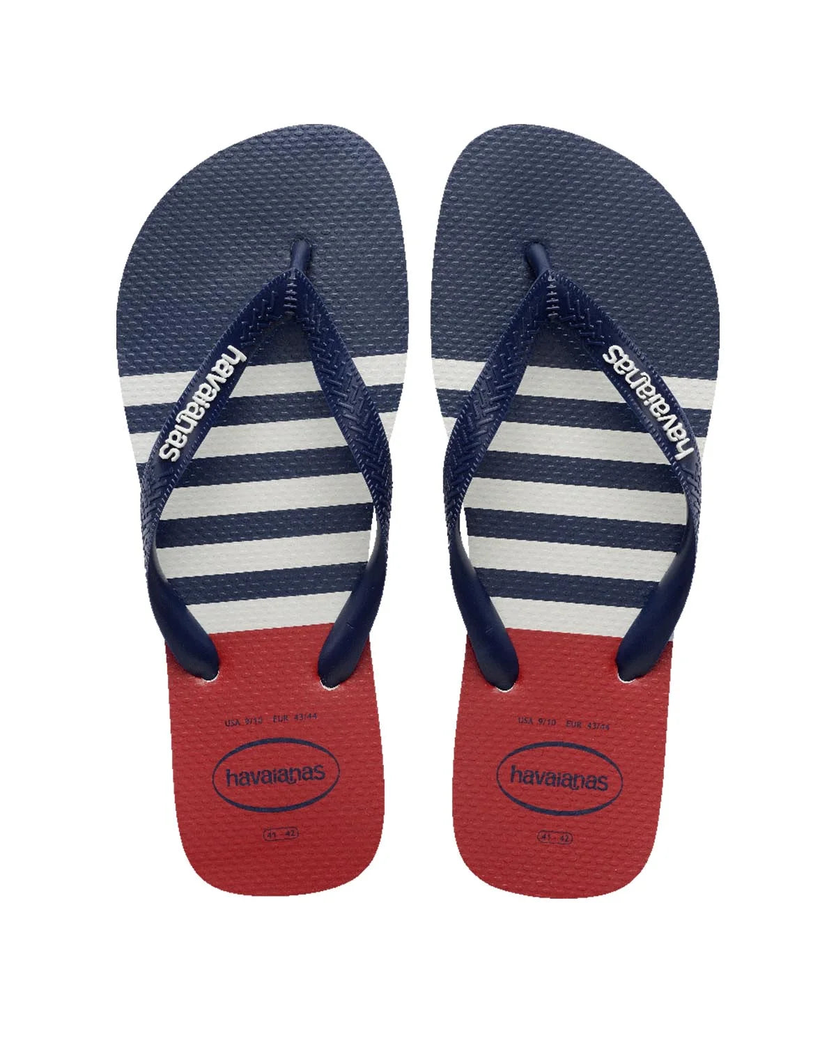 Top Nautical in White / Navy / Red
