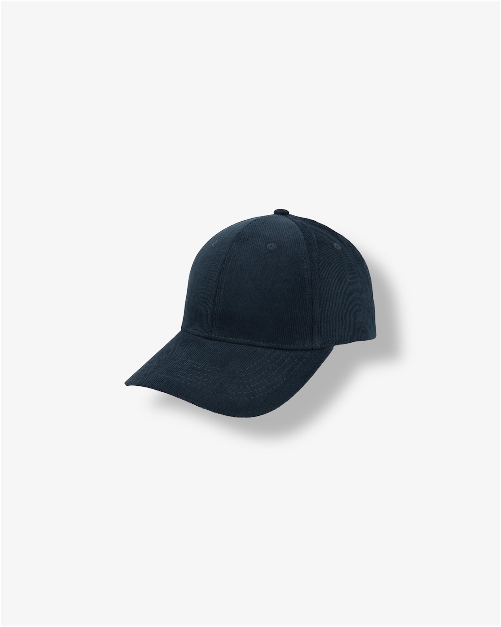 Corduroy 6 Panel Cap in Navy