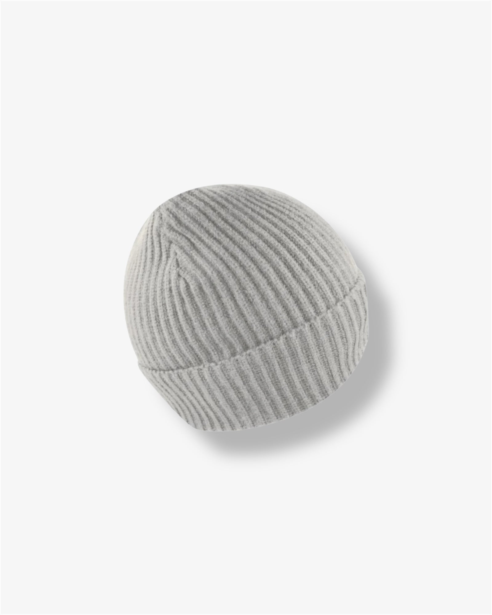 Feather Touch Cuffed Beanie in Grey