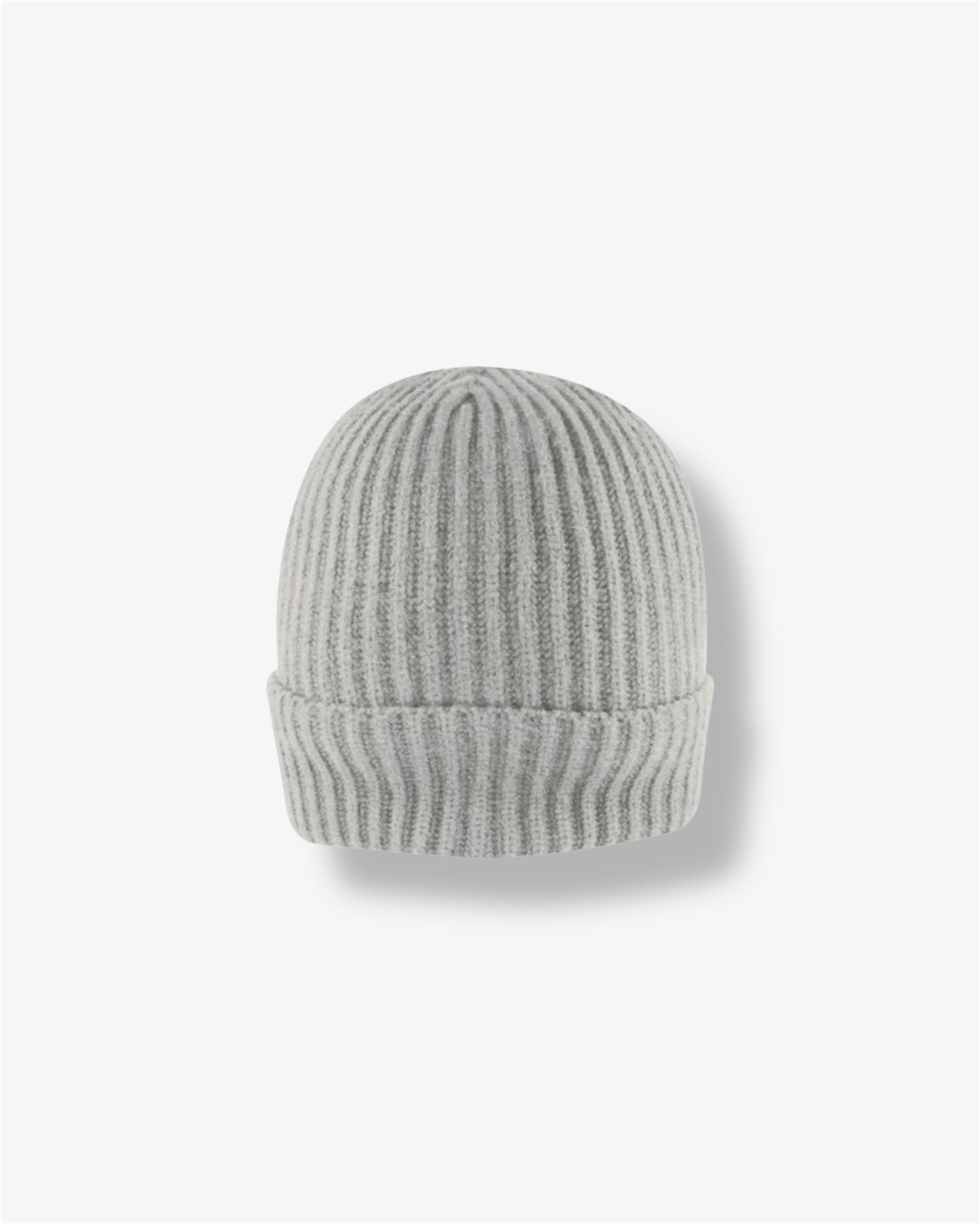 Feather Touch Cuffed Beanie in Grey